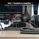 Fosi Audio Q4 迷你立体声USB游戏DAC和耳机放大器音频转换器适配器，适用于家用/桌面有源音箱