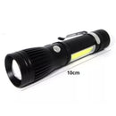 Mini Lanterna Tática Potente Led Recarregavel  Com Clipes
