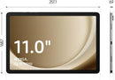 三星Galaxy Tab A9+ WIFI平板电脑 4GB 64GB 2.2GHz八核 11英寸TFT 90Hz液晶显示屏 800万像素后置摄像头 7040毫安电池 安卓系统