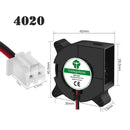 3D打印机风扇5015/4020散热涡轮风扇5V 12V 24V超静音含油轴承约7500 RPM涡轮迷你风扇适用于3D打印机