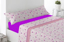 Set of sheets liquidation. Three pieces spring/summer printed bottom, countertop, pillowcase
