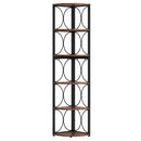 Tribesigns 6 Tier Tall Corner Shelf, 61 inch Rustic Corner Bookshelf Storage Rack Standing Shelving Unit