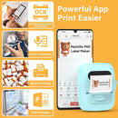 Marklife P50 Portable Thermal Printer Suitable For Small Business Home Office Mini Wireless Label Sticker Machine For Smartphone