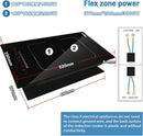 Karinear Induction Cooktop 2 Burners, 3500W, 12'' Built-in Induction Stovetop with combined Zone, Safety Lock, Timer, Pause
