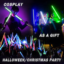 PHS Duel Metal Lightsaber 39 Inch-RGB 16 Colors 4 Sound Modes with Impact Effects ldeal ffects,ldeal for Boys Birthday Christmas