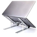 Suporte de Alumínio Ajustável – Mais Conforto para Trabalhar Melhor! Regulável Para Notebook E Macbook Escritório