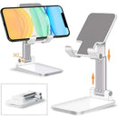 Suporte Universal Para Celular/Tablet Dobrável e Portátil Ajustável e Ergonômico Apoio p/ Mesa-ENVIO IMEDIATO PARA TODO BRASIL