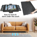 Portable Puzzle Table Felt Puzzle Platform with 6 Drawers 2-In-1 Stand 1000 Piece Puzzle Capacity Lightweight & Easy Store