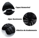 Waterproof Puffer Jacket with Removable Hood