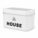 YX Large-Capacity Multi-Tier Stackable Storage Box Practical Portable Home First Aid Emergency Kit with Transparent Lid and Handles Organizer for Pills Crafts Hair Accessories Cosmetics Small Items Kitchen Bathroom Office Dor