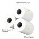 Mini Printer Paper Non-adhesive Thermal Paper 57mm Label Sticker Pocket Printer Kids Instant Photo Inkless Printing Rolls Paper