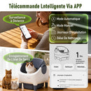 76L+11L Fully Automatic Self-cleaning Cat Litter Box APP-control Semi-enclosed Cat Litter Sandbox  Leak-Proof Pinch-Proof Smart Pet Toilet