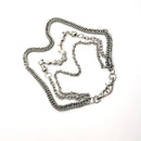 Punk Waist Chain Belt Silver Trousers Chain for Men Jeans Belt Chain for Pants Cool Metal Rock Chain Hiphop Summer Jewelry Man