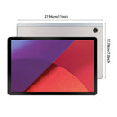 11英寸平板电脑，安卓14，八核处理器，12GB RAM+128GB ROM（1TB TF），5MP+13MP，分屏，6800mAh，带保护套平板电脑