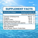 CoQ10 400mg - Supports Energy Production, Heart, Cardiovascular Health, Promotes Blood Circulation, Antioxidant - 120 Capsules