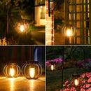 The Halo Lantern | Set of 4 Waterproof Solar Hanging Lanterns