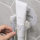 New Style Creative Plastic Toothbrush Holder Toothpaste Storage Rack Toothbrush Dispenser Bathroom Storage Rack Accessory Tool