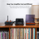 Fosi Audio Amplifier Rack HIFI headphone amplifier DAC rack desktop Solid Aluminum Column Double-layer Acrylic Audio Equipment