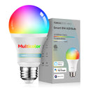 智能WiFi LED A19 灯泡，RGBCW 变色，兼容 Alexa 和 Google Home 及 Echo 助手，可调光，E26 灯座