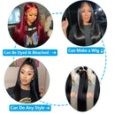 The Loom Ledger | 3-Piece Brazilian Straight Hair Bundle Set with 2x6 Lace Closure