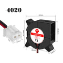 3D打印机风扇5015/4020散热涡轮风扇5V 12V 24V超静音含油轴承约7500 RPM涡轮迷你风扇适用于3D打印机