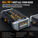The Jump Summit | 5000A 4-in-1 Jump Starter & Air Compressor
