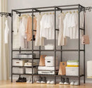 Portable Wardrobe Multi-functional Arara Unmontavel Clothes Hanger Hanger Shown Rack Organizer Rack-Neverdie Store
