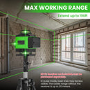 Self-Leveling Laser Level 16 Line 4D with Magnetic Base, 360 ° Rotatable, for Home Renovation, Construction, Carpentry