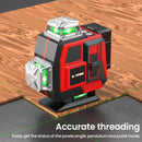 16 Lines Laser Level With 1.2M Tripod Green Line SelfLeveling 360 Horizontal And Vertical Remote Control Green Beam Laser Levels