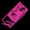 Dress Up Girl Car Decals Japanese Anime Sticker JDM Style Auto Decorate Holographic Waterproof Vinyl for Car Window Bumper