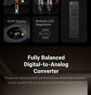 Fosi Audio ZD3 Bluetooth USB Desktop DAC ARC Input, ES9039Q2M Fully Balanced Digital Decoder for Stereo Amplifier with Remote