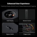 Fosi Audio ZD3 Bluetooth Desktop DAC with Remote USB ARC Input ES9039Q2M Fully Balanced Digital Decoder for Stereo Amplifier