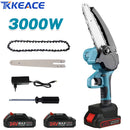 The Timber Ghost | 6-Inch Professional Mini Chainsaw with Dual 21V High-Capacity Battery System