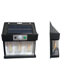 太阳能壁灯 3 头带运动传感器 室外壁灯 LED 太阳能殖民风格灯丝灯具