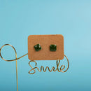 Small And Cute Porcelain Multicolor Earrings Anti-allergic