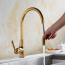 Antique Bronze Kitchen faucets 360 Rotate Swivel Faucet Hot Cold Water Tap Mixer Kitchen Sink Faucet ELK331