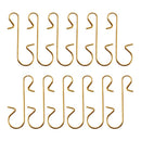 50pcs Christmas Ornaments Metal S-Shaped Hooks Holder Christmas Tree Ball Pendant Hanging Decorations for home Navidad New Year