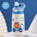 400ML Children Thermos Water Bottle Kids Thermos Mug Baby Duck Billed Straw 316 Stainless Steel Vacuum Flasks Tumbler Thermo Cup