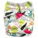 Pororo ecological diapers for baby girl boy Cloth diapers bamboo charcoal washable reusable diapers waterproof double leg gusset
