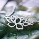 Lotus Fun Real 925 Sterling Silver Handmade Designer Fine Jewelry Vintage Classic Hollow out Lotus Flower Bracelet for Women