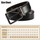 VATLTY New Men's Belt Hard Metal Buckle Trouser Belt Natural Cowhide Casual Leather Belt 130cm Silver Buckle Brown Girdles Male