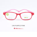 SECG Optical Children Glasses Frame TR90 Silicone Glasses Children Flexible Protective Kids Glasses Diopter Eyeglasses Rubber