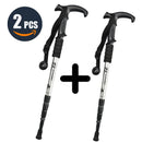 Walking Adjustable Trekking Pole Anti Shock Ultra Light Alpinism Poles Telescopic Ultralight Hiking Travel Non-slip Stick
