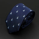 Trendy Design Men's Microfiber Jacquard Necktie Animal Plant Skull Flower Woven Tie Wedding Party Father's Day Birthday Gift