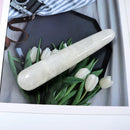 Wholesale Natural Stone Crystal Massage Stick Rose Quartz Wand Face Head Eye Massager Body Neck Health Skincare Acupuncture Pen