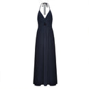 Customizable Duzeala Womens Summer Boho Maxi Long Dress Evening Party Beach Dresses Sundress Floral Halter Dress Summer 2021