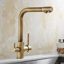 Antique Bronze Kitchen faucets 360 Rotate Swivel Faucet Hot Cold Water Tap Mixer Kitchen Sink Faucet ELK331
