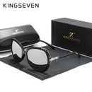 KINGSEVEN 优雅年轻女士眼镜偏光太阳镜渐变镜片反光镜面蝶形款 N7215