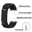 尼龙表带，适用于 Apple Watch 表带 44mm 45mm 40mm 41mm 38mm 42mm 运动表带 iwatch series 6 SE 5 4 3 7 8 ultra 49mm