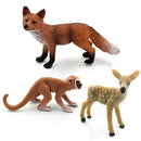 Hot Easter Rabbit Wolf Deer Lion Fox Meerkat Squirrel Figurine Home Decor Miniature Fairy Garden Decoration Accessories Modern